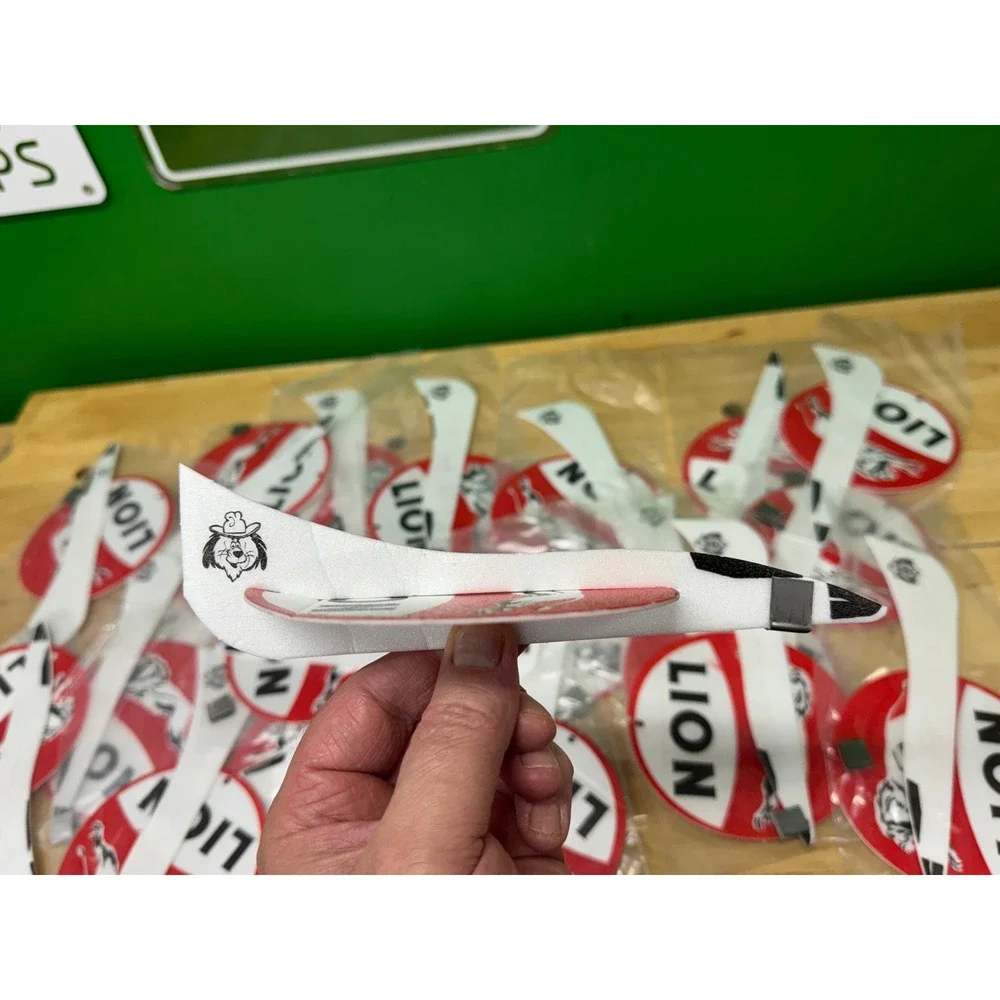 Lion Oil Petroleum Vintage Foam Glider Promo Airplanes Lot of 20